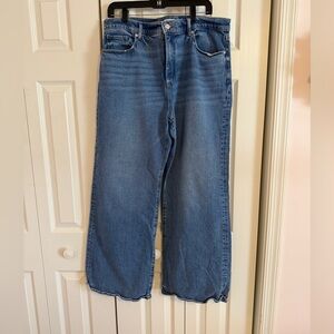 LOFT Blue Flare & Wide Leg Jeans